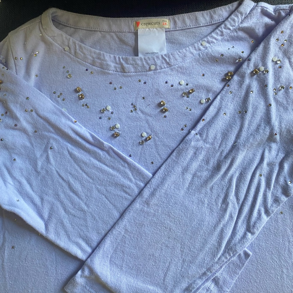 Girls Crewcuts sparkling top!